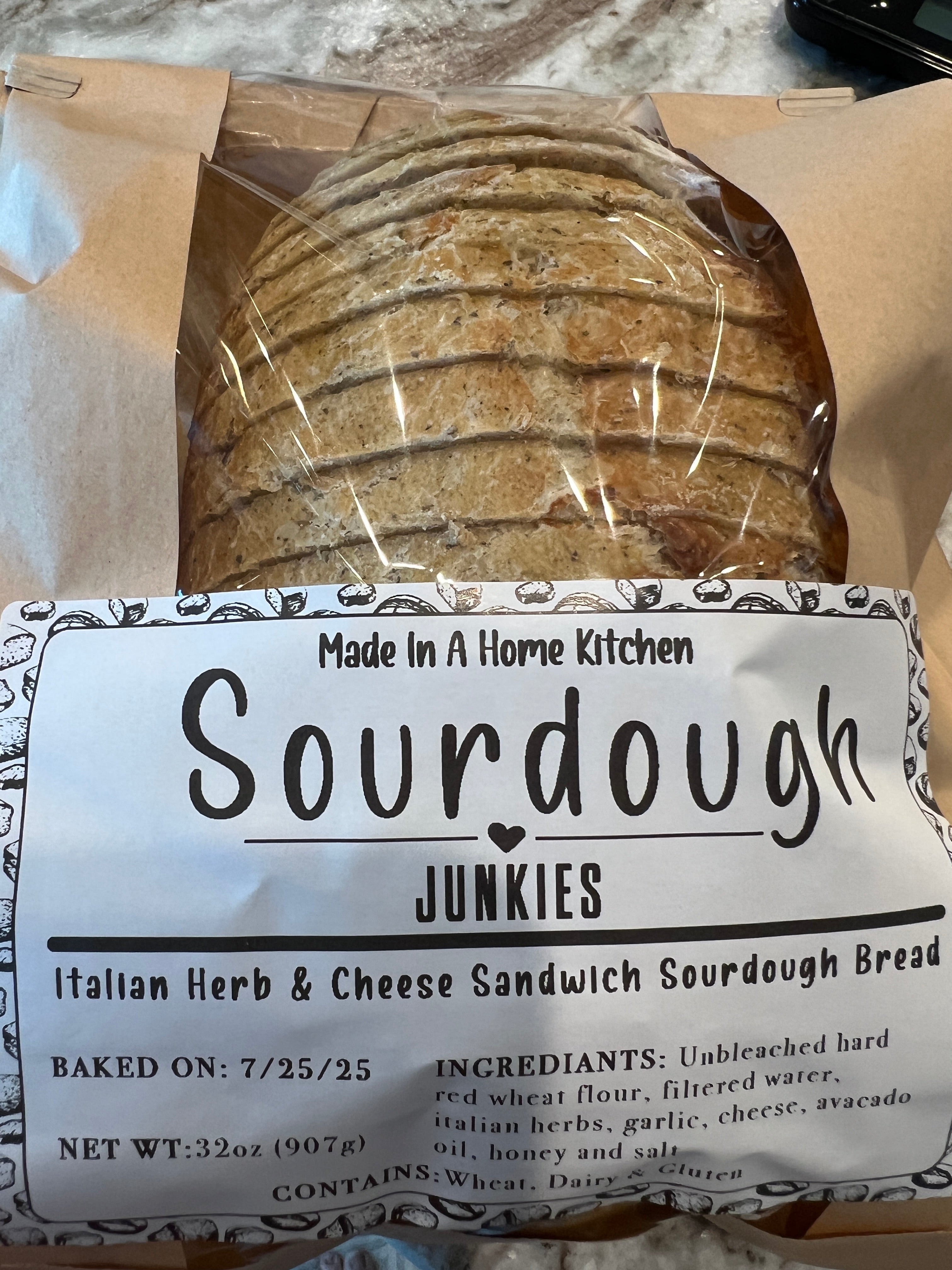 Artisan Sourdough Sandwich Bread - Fresh Baked Weekly