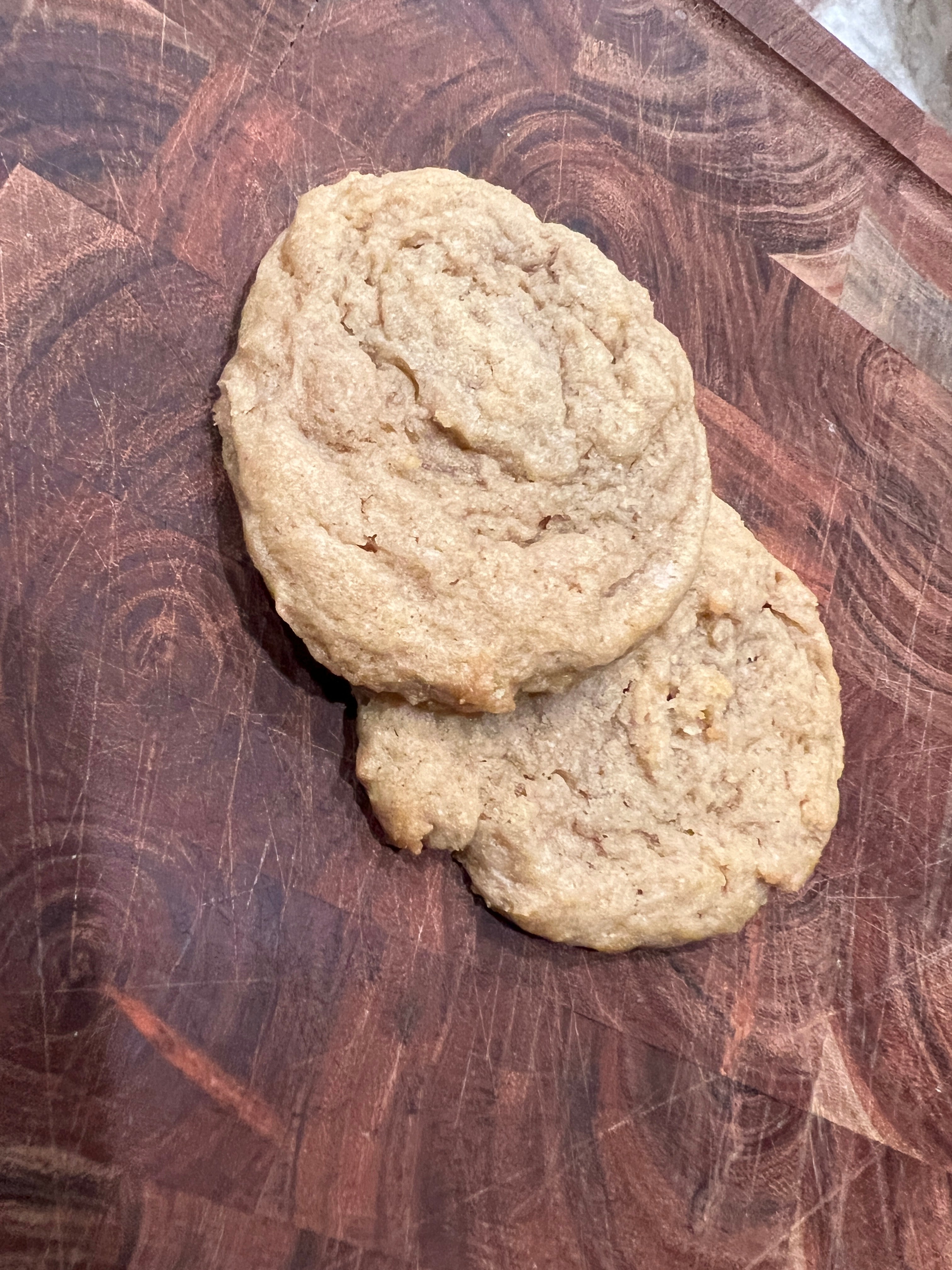Peanut Butter Sourdough Starter Cookies