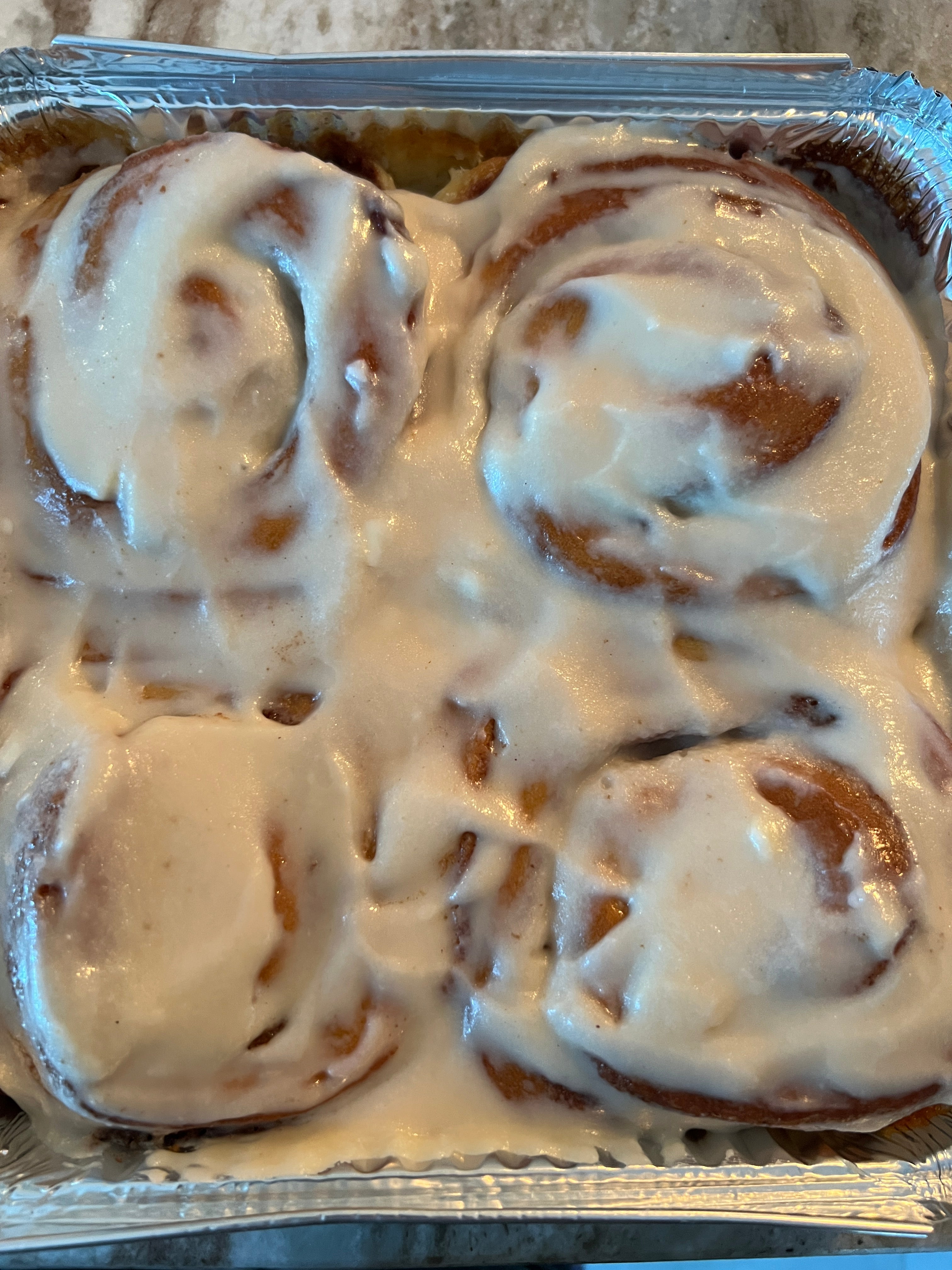 Yeast Cinnamon Rolls with Butter Cream Frosting