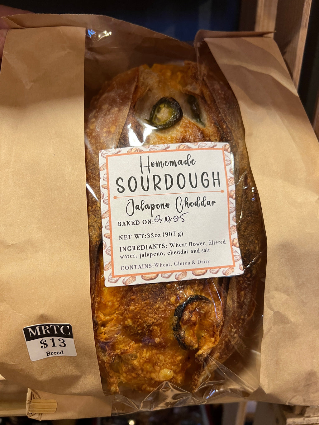 2 lb Artisan Sourdough Loaf – Slow Fermented, Fresh Baked